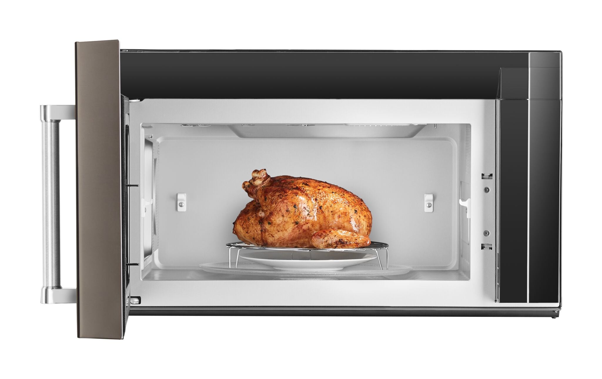 KitchenAid Black Stainless Steel with PrintShield™ Finish Over-the-Range Microwave (1.90 Cu Ft) - YKMHC319LBS