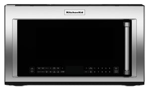 KitchenAid Four micro-ondes 1,9 pi cu avec hotte intégrée acier inoxydable PrintShieldMC YKMHC319LPS