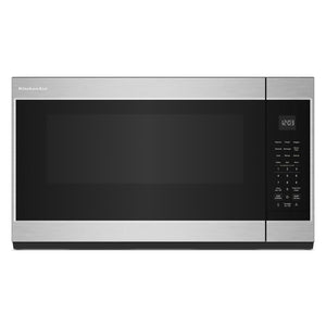 KitchenAid Four micro-ondes 1,9 pi cu avec hotte intégrée acier inoxydable PrintShieldMC YKMMS130RPS