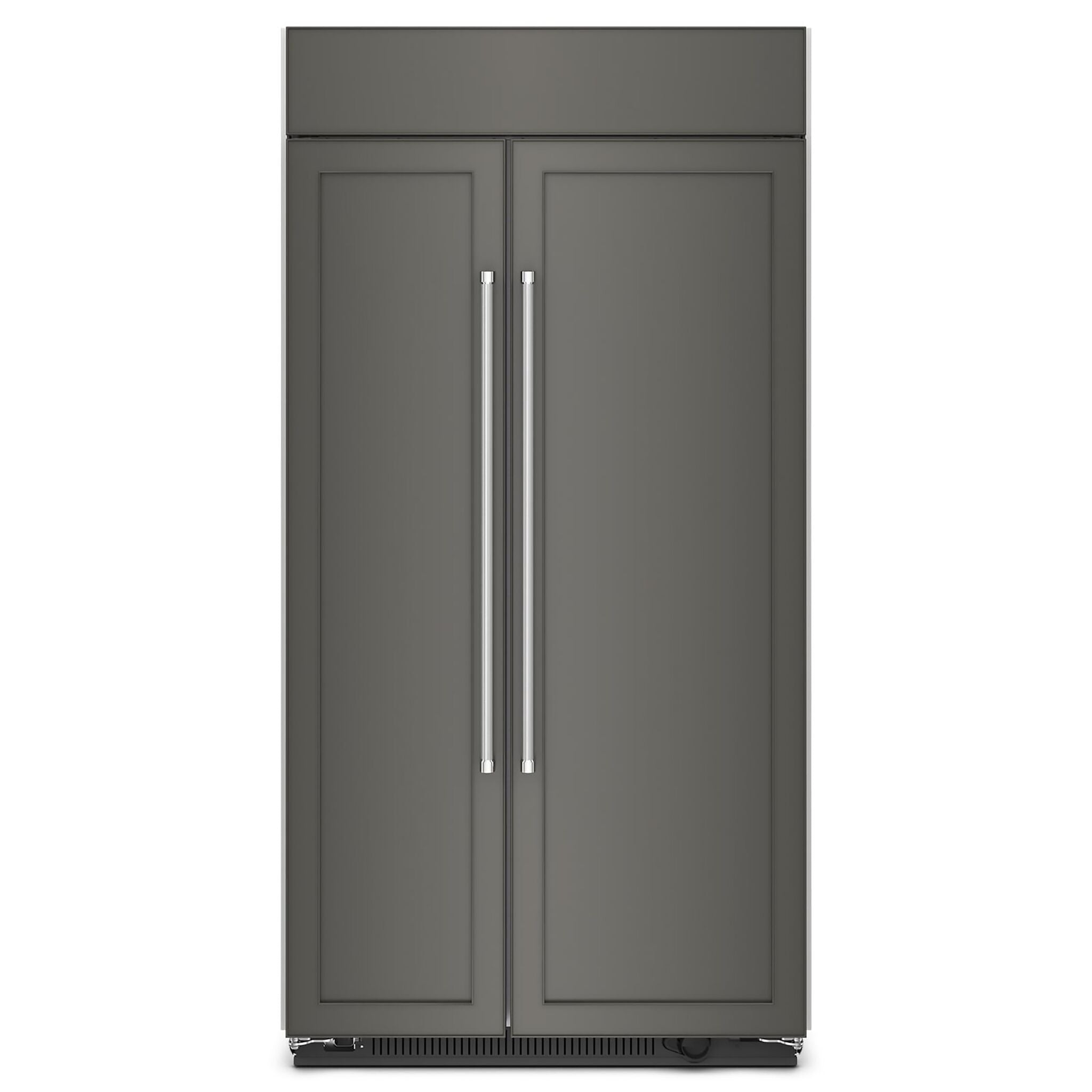 KitchenAid 40.75" 25.5 Cu. Ft. Panel-Ready Built-In Side-by-Side Refrigerator - KBSN702MPA