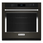 KitchenAid PrintShield™ Finish Black Stainless Steel 27" Wall Oven (4.3 Cu.ft.) - KOES527PBS