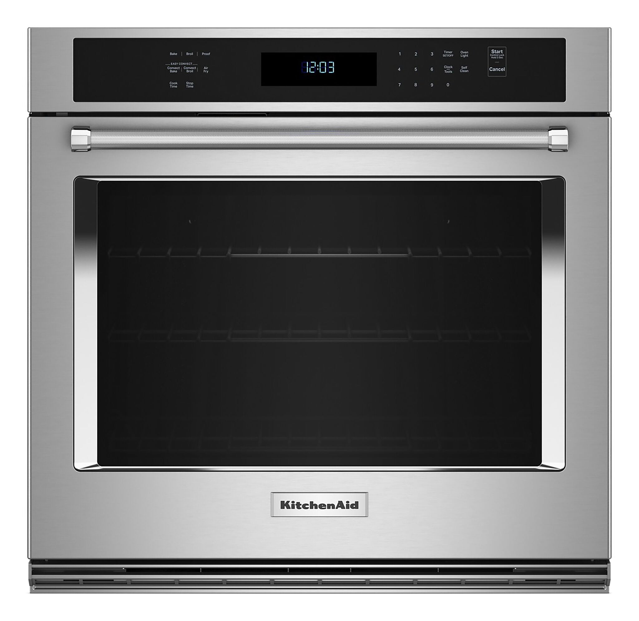 KitchenAid PrintShield Stainless 30" Wall Oven (5.00 Cu Ft) - KOES530PPS