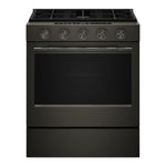 KitchenAid Black Ore Slide-In Gas Convection Range (5 cu.ft) - KSGS530SBE