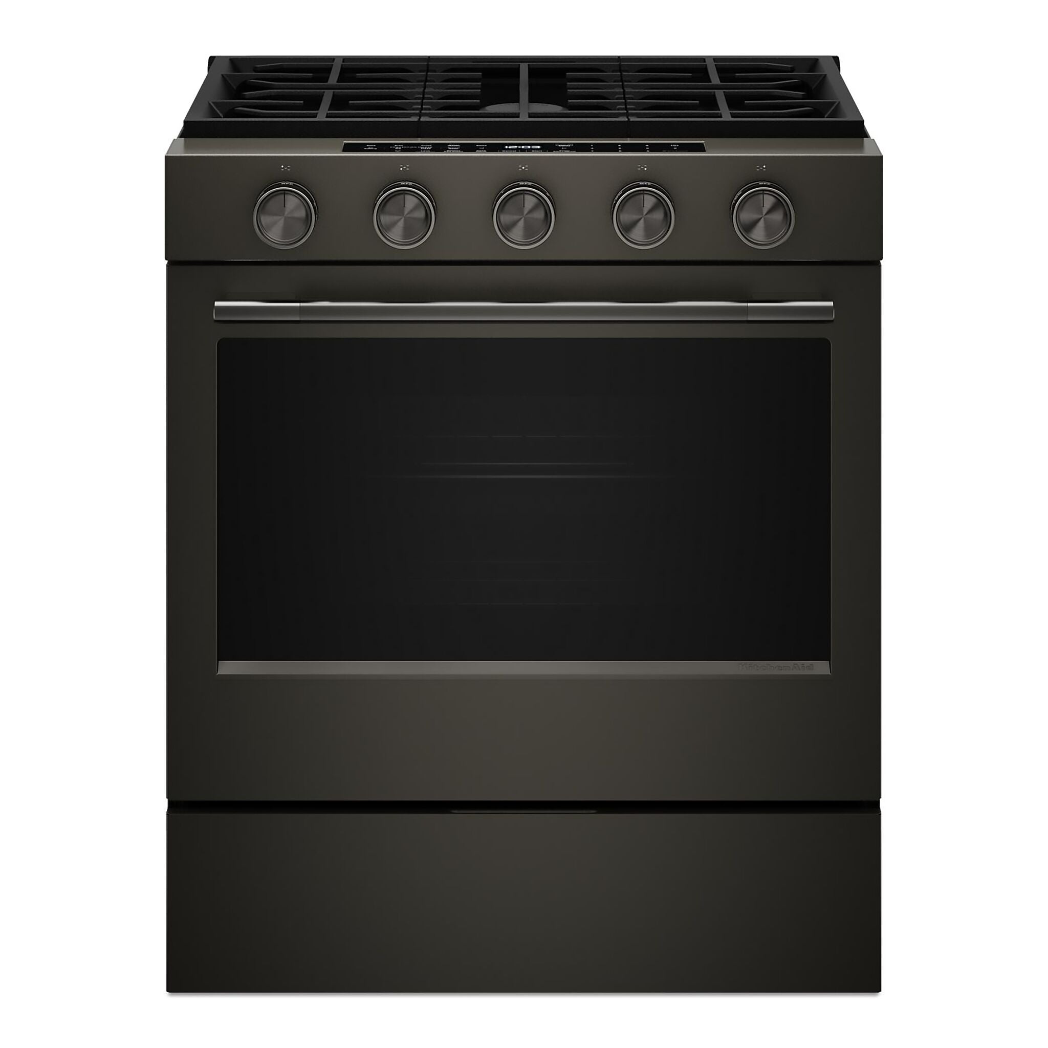 KitchenAid Black Ore Slide-In Gas Convection Range (5 cu.ft) - KSGS530SBE
