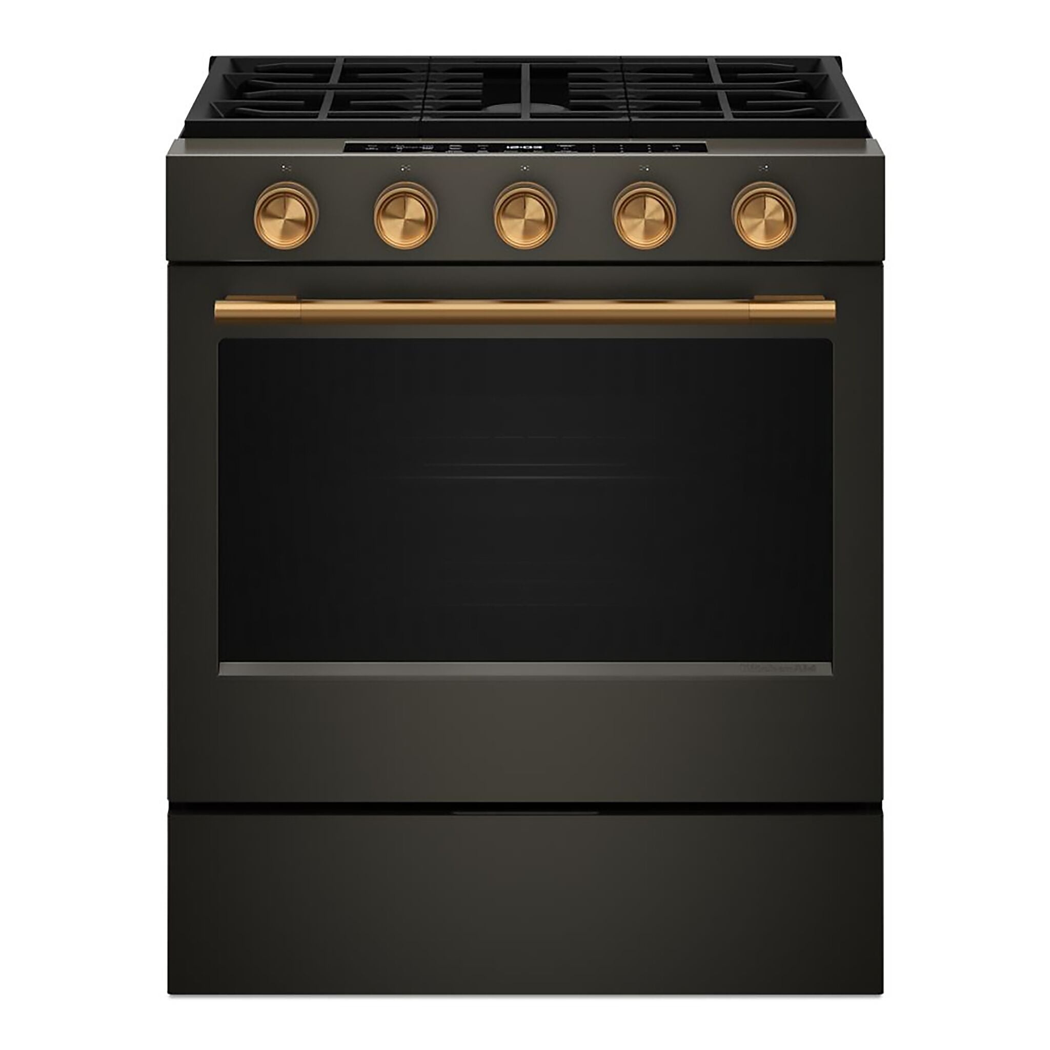KitchenAid Black Ore Slide-In Gas Convection Range (5 cu.ft) - KSGS530SBE