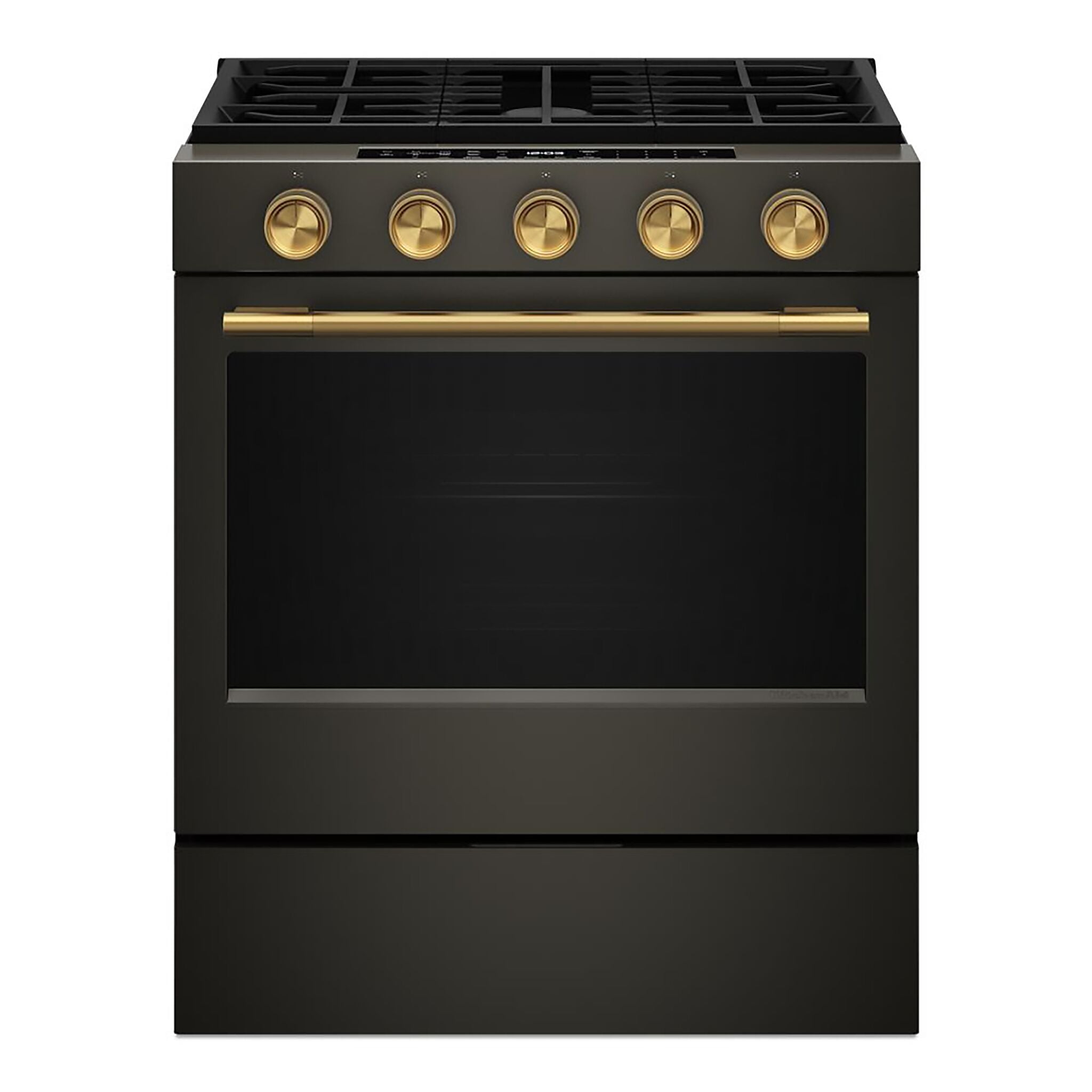 KitchenAid Black Ore Slide-In Gas Convection Range (5 cu.ft) - KSGS530SBE