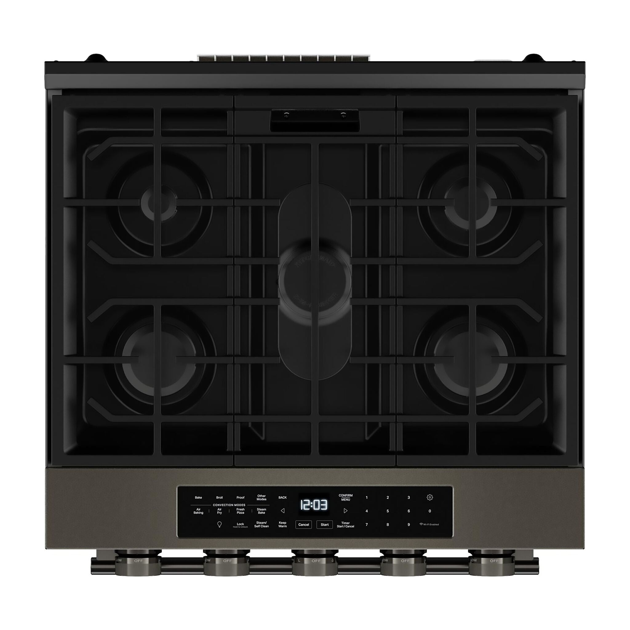 KitchenAid Black Ore Slide-In Gas Convection Range (5 cu.ft) - KSGS530SBE