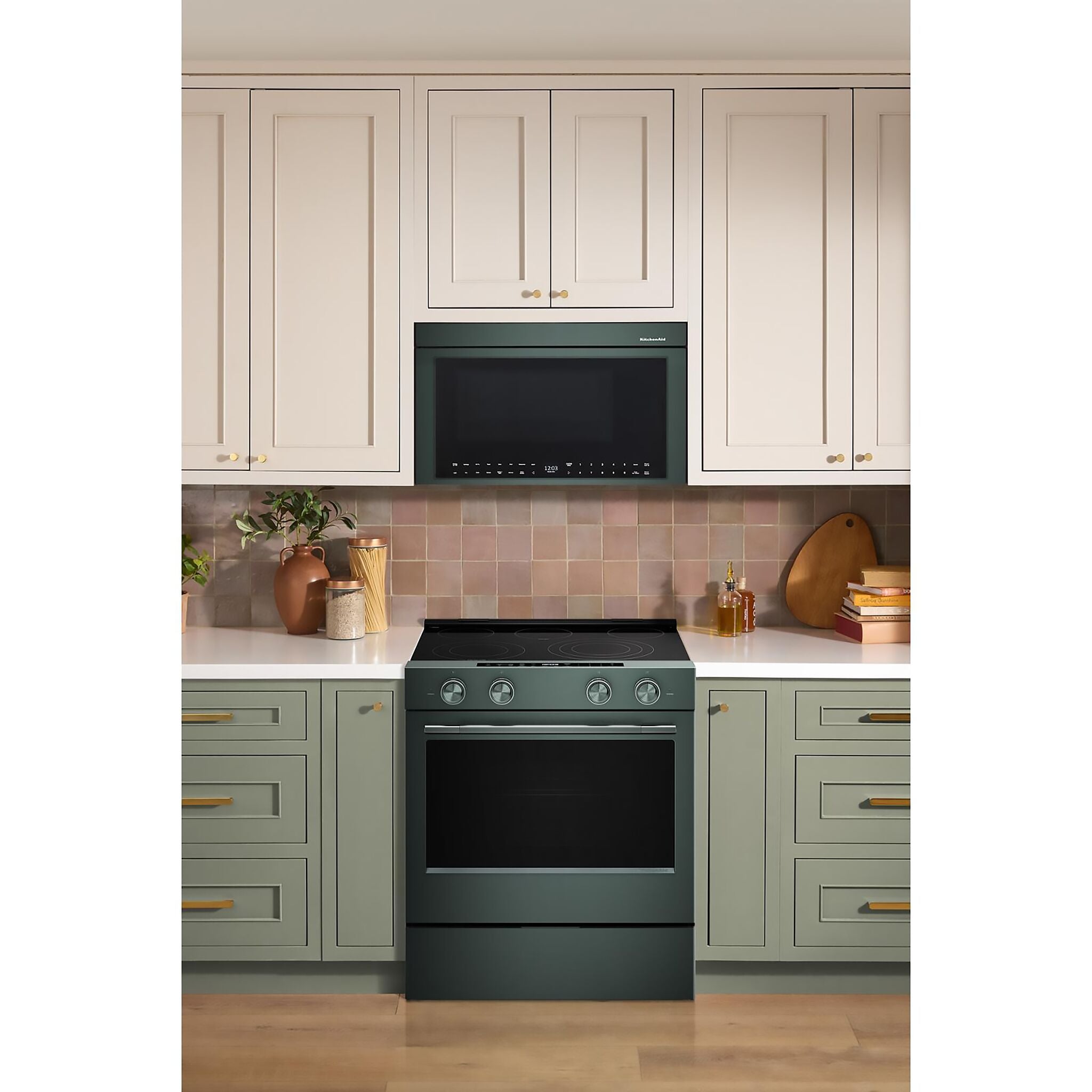 KitchenAid Juniper Slide-In Electric Convection Range (5.3 cu.ct.) - YKSES530SJP