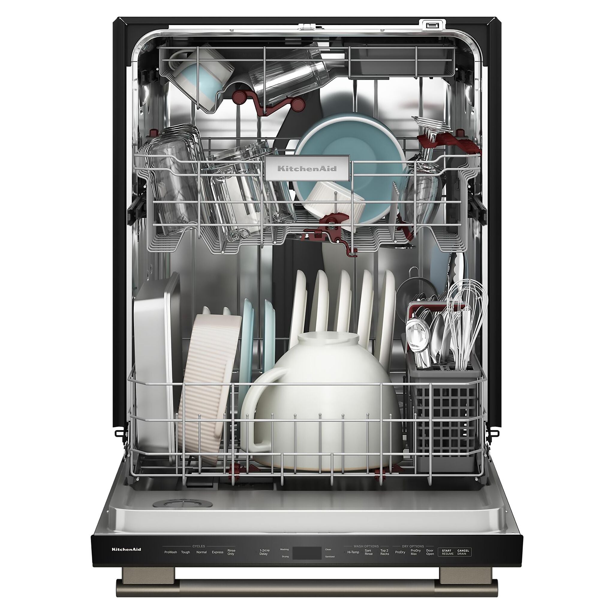 KitchenAid Black Ore Dishwasher (44 dBA) - KDTS724SBE