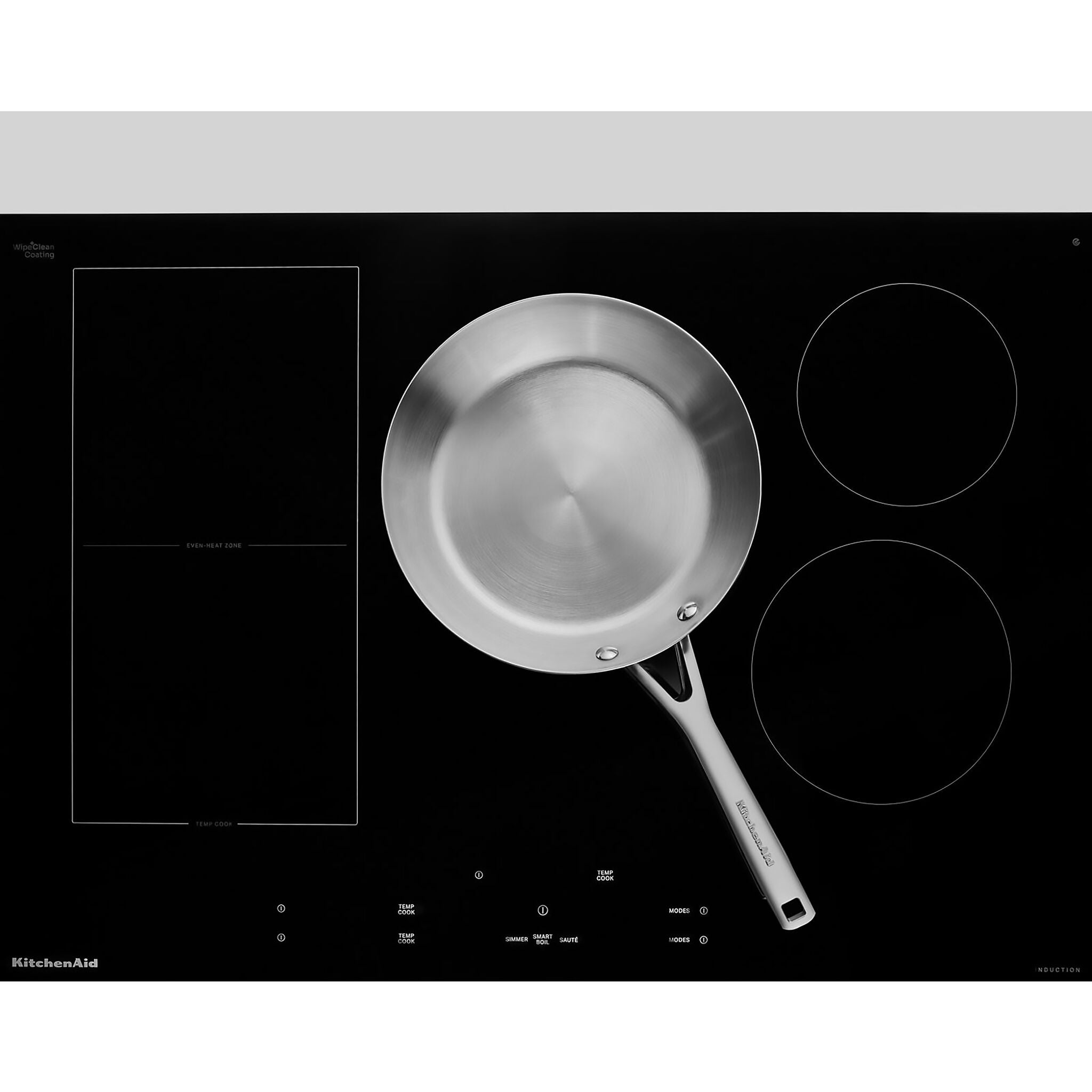 KitchenAid Black 30" Induction Cooktop - KCIT730SBL