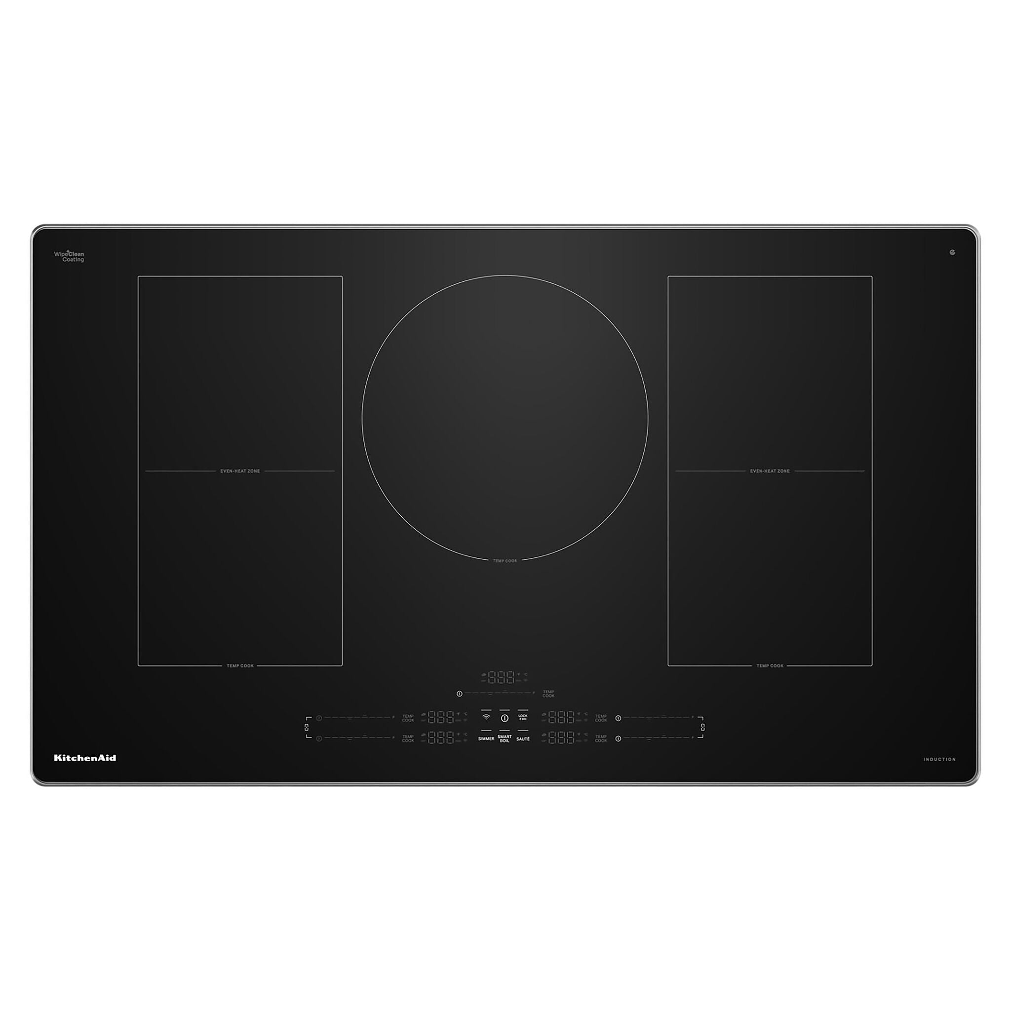 KitchenAid Stainless Steel 36" Induction Cooktop - KCIT736SSS