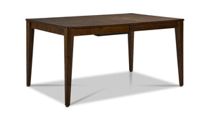 Koloa Table de salle à manger avec rallonge – expresso