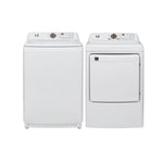 L2 White Top-Load Washer (5.1 Cu.Ft.) and Electric Dryer (7 Cu.Ft.) - LT51N1BWWC/LE47A3AWW