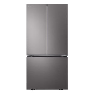 LG Réfrigérateur 25 pi³ de 33 po avec porte à 2 battants avec CoolGuardMC acier inoxydable noir résistant aux taches - LF25S6200D