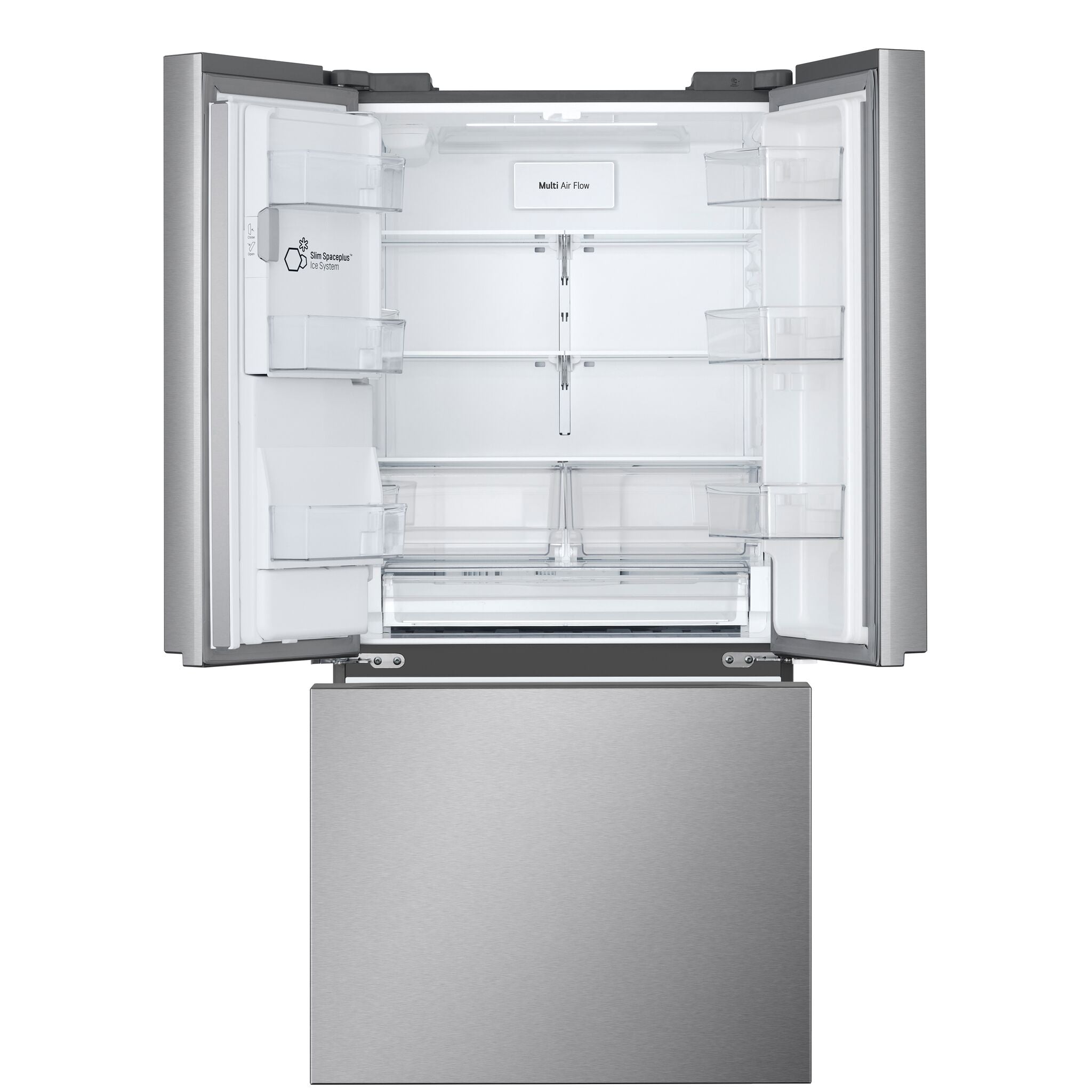 LG 33É 24.5 Cu. Ft. Smudge Resistant Stainless Steel French Door Refrigerator with ThinQ® Technology - LF25S6330S