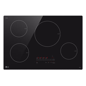 LG Surface de cuisson intelligente à induction avec élément UltraHeatMC de 4,3kW 30 po noir CBIH3013BE