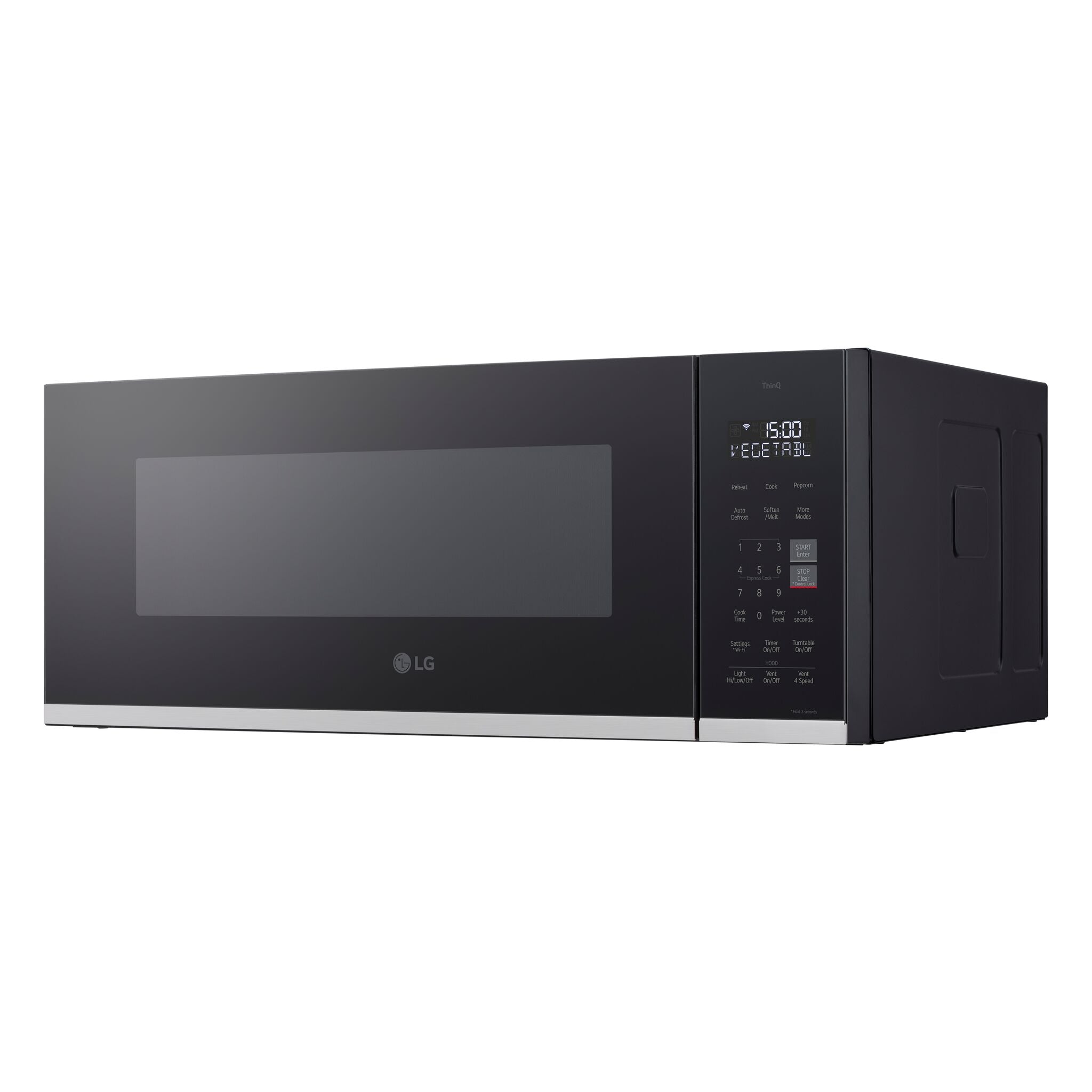 LG Smudge Resistant Stainless Steel Slim Over-the-Range Microwave Oven with EasyClean® (1.3 cu. ft.) - MVEF1323F