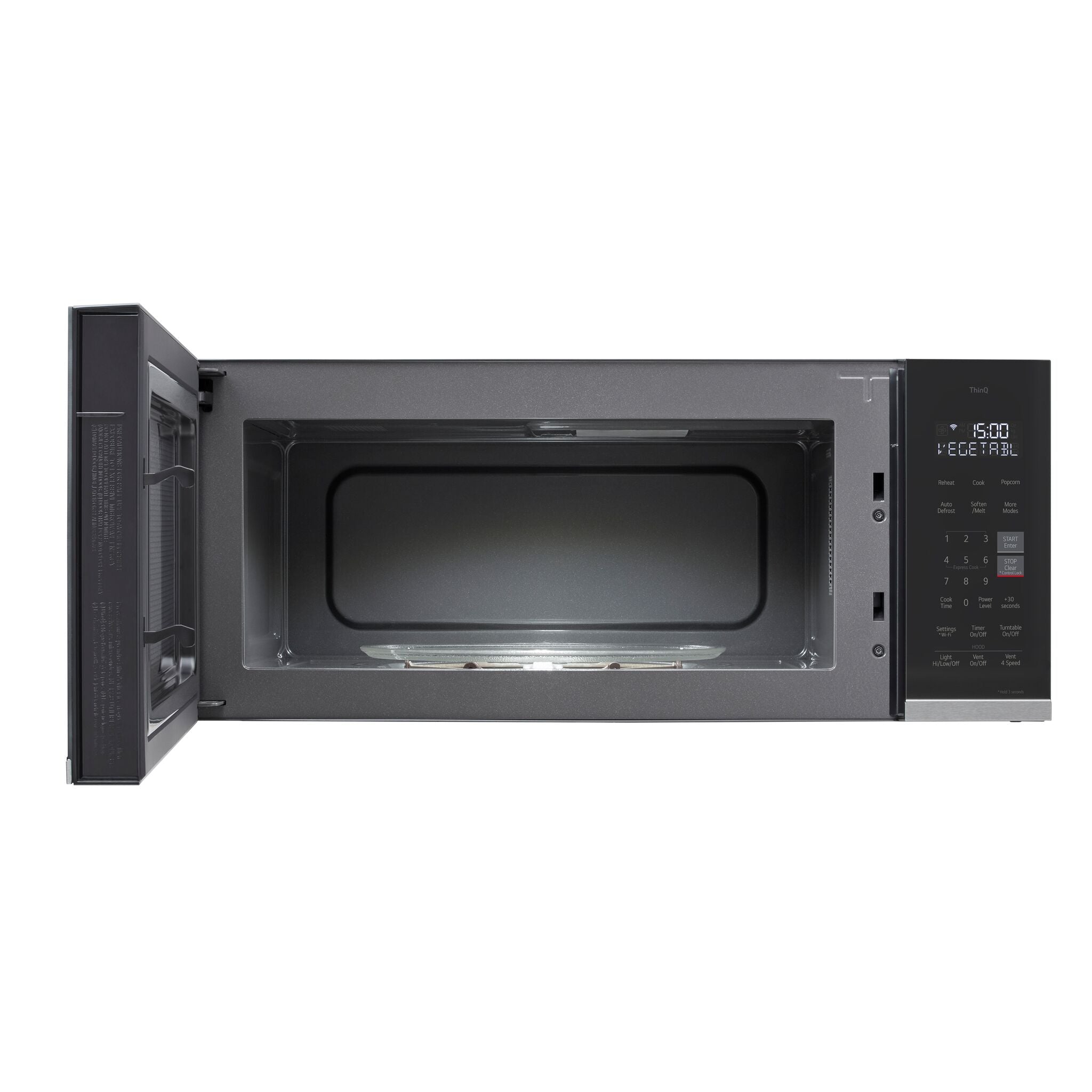 LG Smudge Resistant Stainless Steel Slim Over-the-Range Microwave Oven with EasyClean® (1.3 cu. ft.) - MVEF1323F