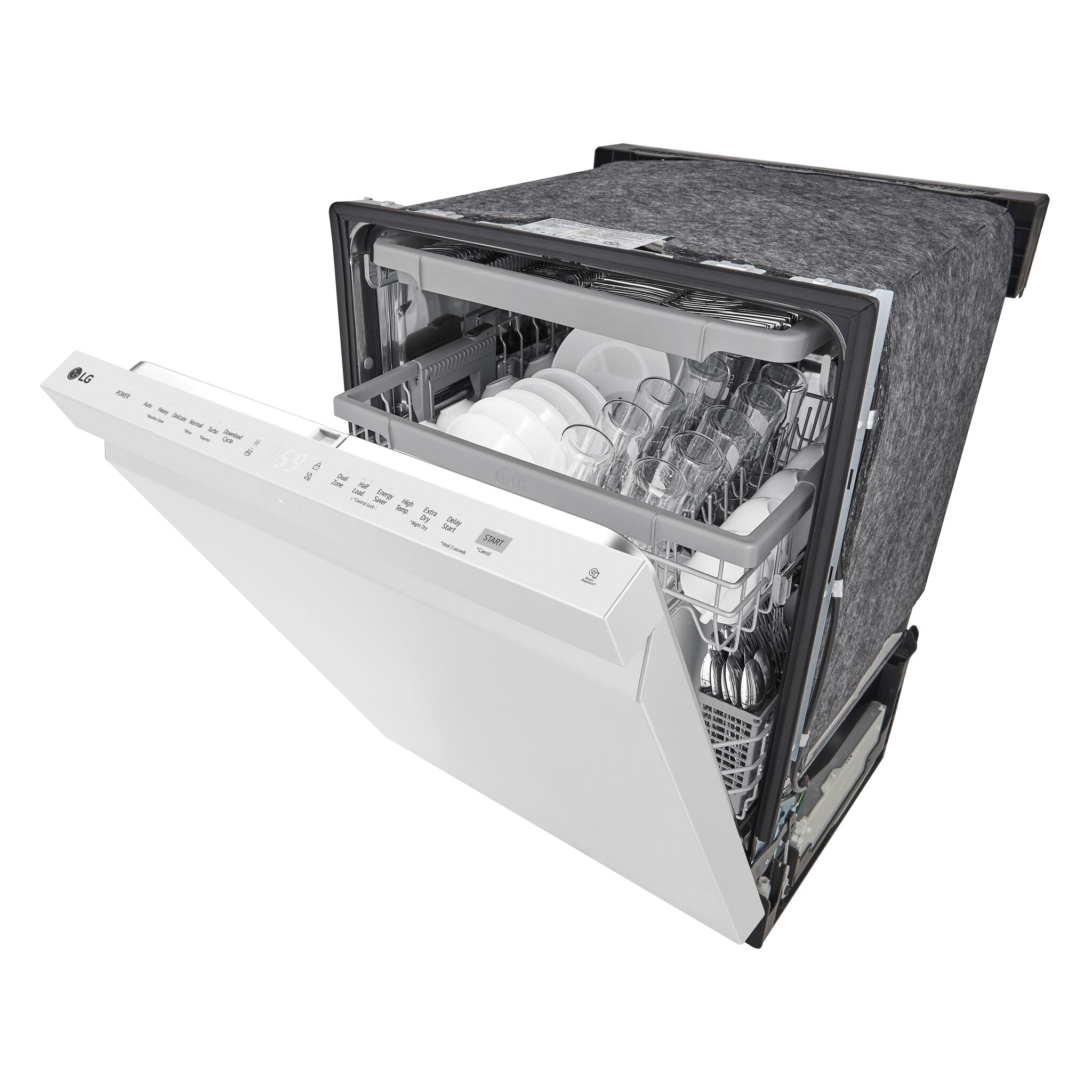 LG White Dishwasher with QuadWash™ - LDPN4542W