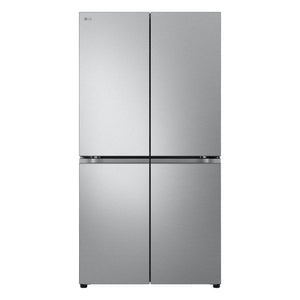 LG Réfrigérateur 24 pi³ de 36 po 4 portes à profondeur de comptoir avec machine à glaçons acier inoxydable résistant aux taches - LF24C8200S