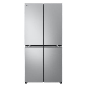 LG Réfrigérateur 19 pi³ de 33 po 4 portes à profondeur de comptoir avec machine à glaçons acier inoxydable résistant aux taches - LF19C8200S