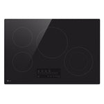 LG Black Smart 30" Electric Cooktop - CBEW3013BE