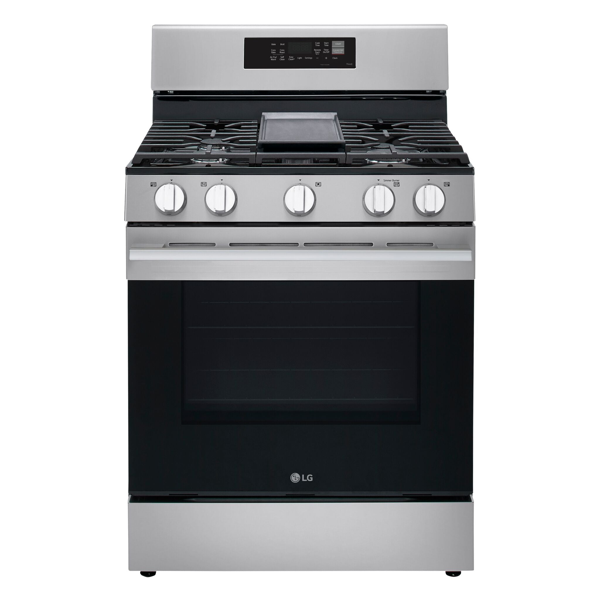 LG Stainless Steel Gas Range with ProBake Convection® (6.3 cu ft.) - LRGN6323Y