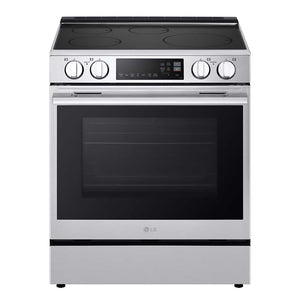 LG Cuisinière à induction 6,3 pi³ encastrable avec friture à air acier inoxydable résistant aux taches LSIL6334XE