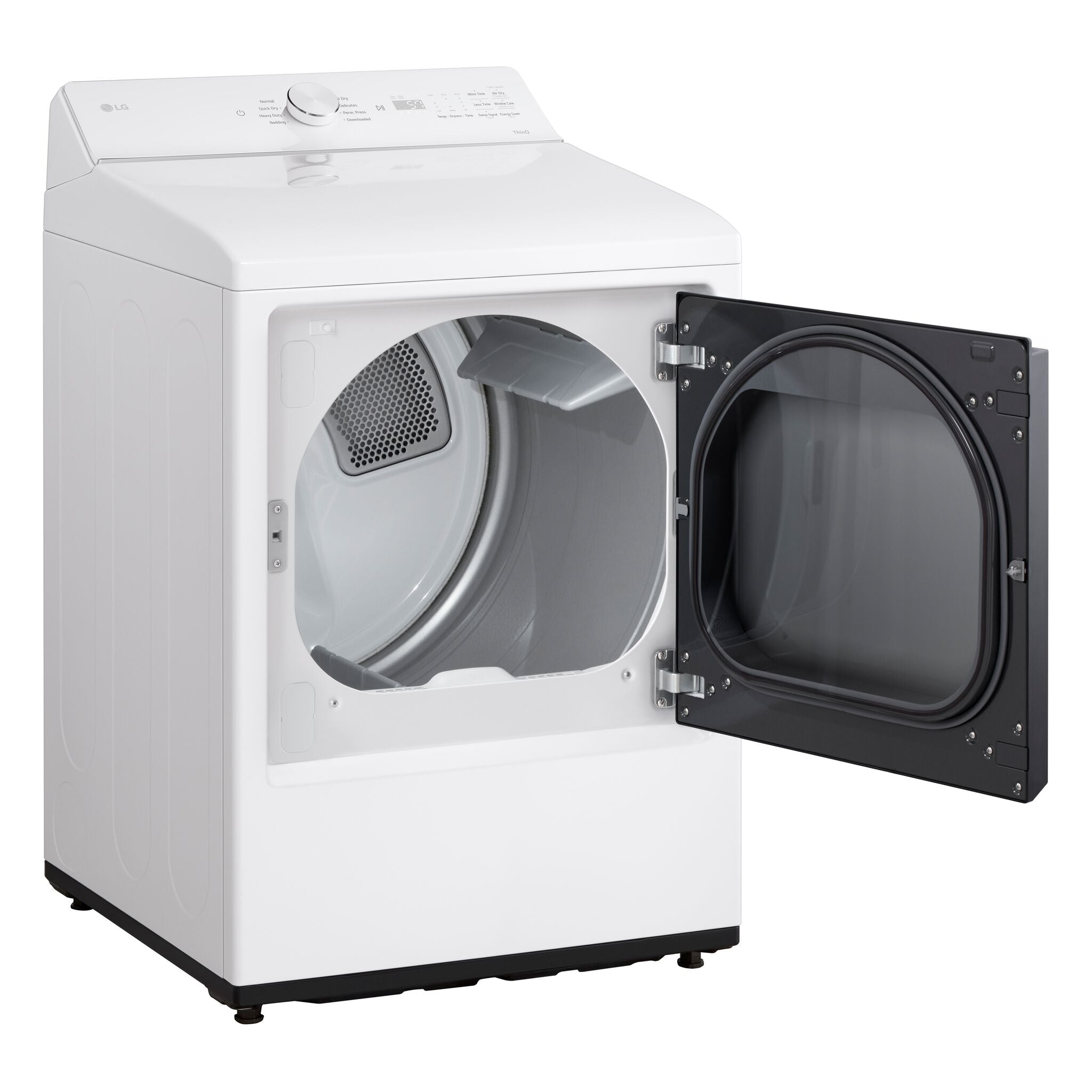 LG White Ultra Large Capacity Rear Control Electric Dryer with AI Sensing (7.3 Cu. Ft) - DLE8200W