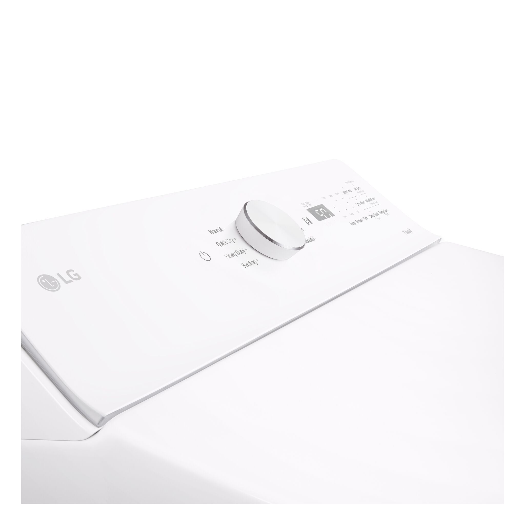 LG White Ultra Large Capacity Rear Control Electric Dryer with AI Sensing (7.3 Cu. Ft) - DLE8200W