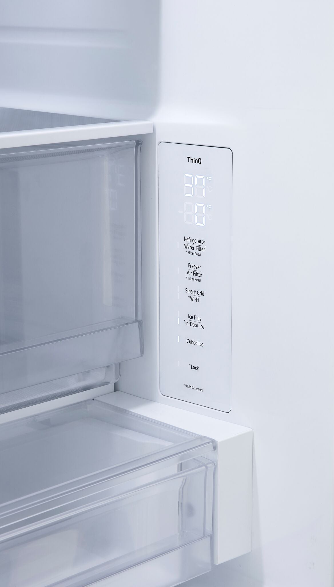 LG 36" 30.7 Cu. Ft. Smudge-Resistant Stainless Steel Smart French Door Refrigerator with Ice and Water Dispenser and Dual Ice Maker - LF31WSH63S