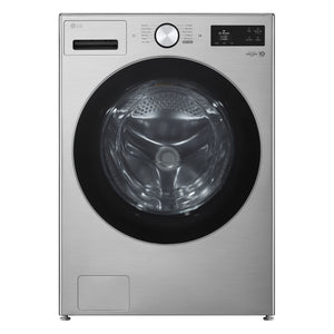LG Laveuse intelligente à chargement frontal 5,8 pi³ avec technologie DD™ IA, TurboWash® 360 et cycle allergène acier graphite – WM5800HVA