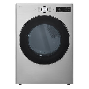 LG Sécheuse à gaz intelligente 7,4 pi³ avec technologie AI SensorDry™ et TurboSteam™ acier graphite – DLGX5801V