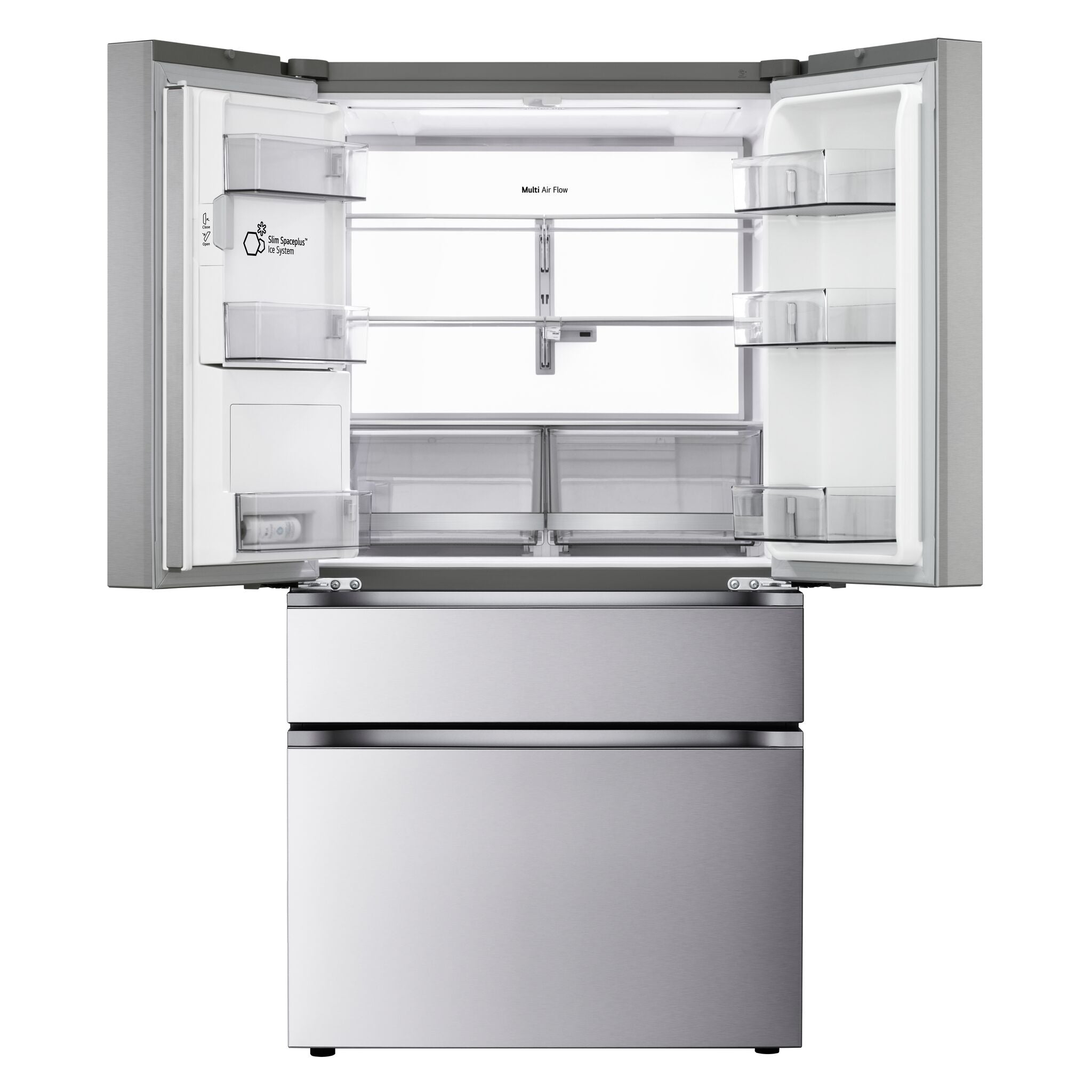 LG 36" 28.6 Cu. Ft. Smudge-Resistant Stainless Steel French Door Refrigerator with Craft Ice and Full-Convert Drawer - LF29S9730S