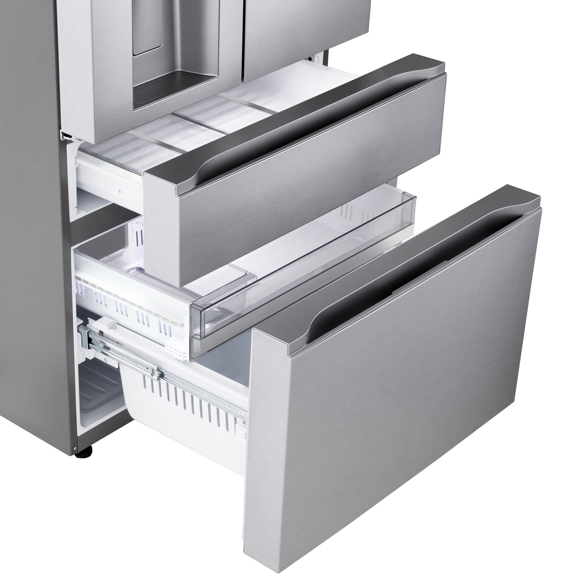 LG 36" 28.6 Cu. Ft. Smudge-Resistant Stainless Steel French Door Refrigerator with Craft Ice and Full-Convert Drawer - LF29S9730S