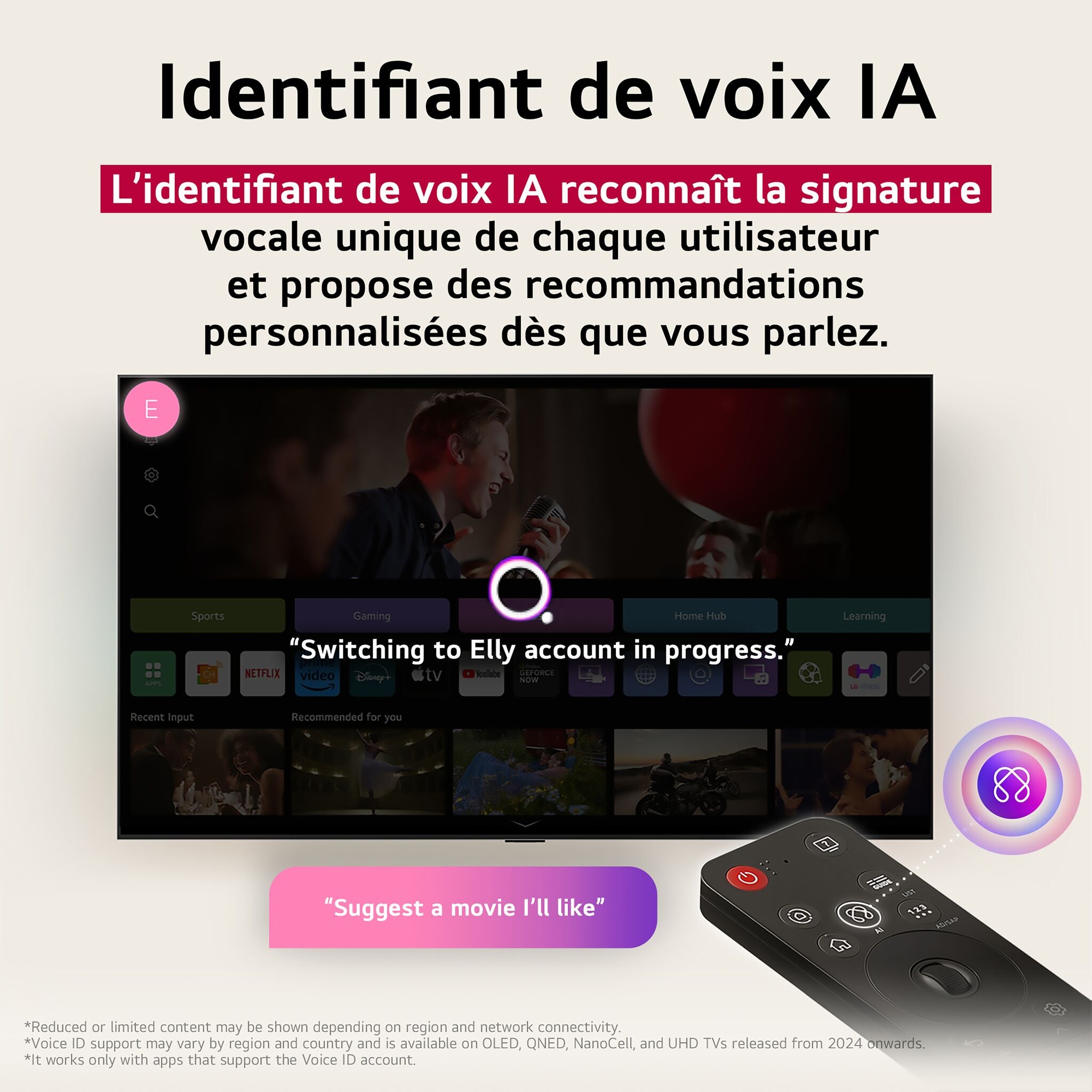 LG Téléviseur intelligent 43 po NanoCell DEL 4K 43NANO80AUA--