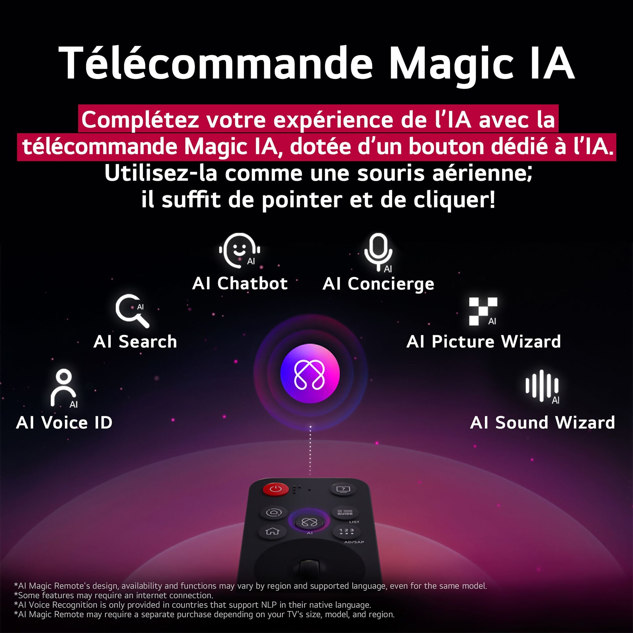 LG Téléviseur intelligent 75 po NanoCell DEL 4K 75NANO80AUA--