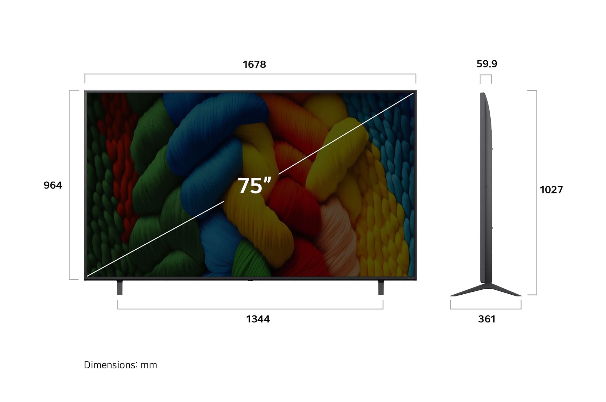 LG 75" 4K NanoCell Smart LED TV - 75NANO80AUA
