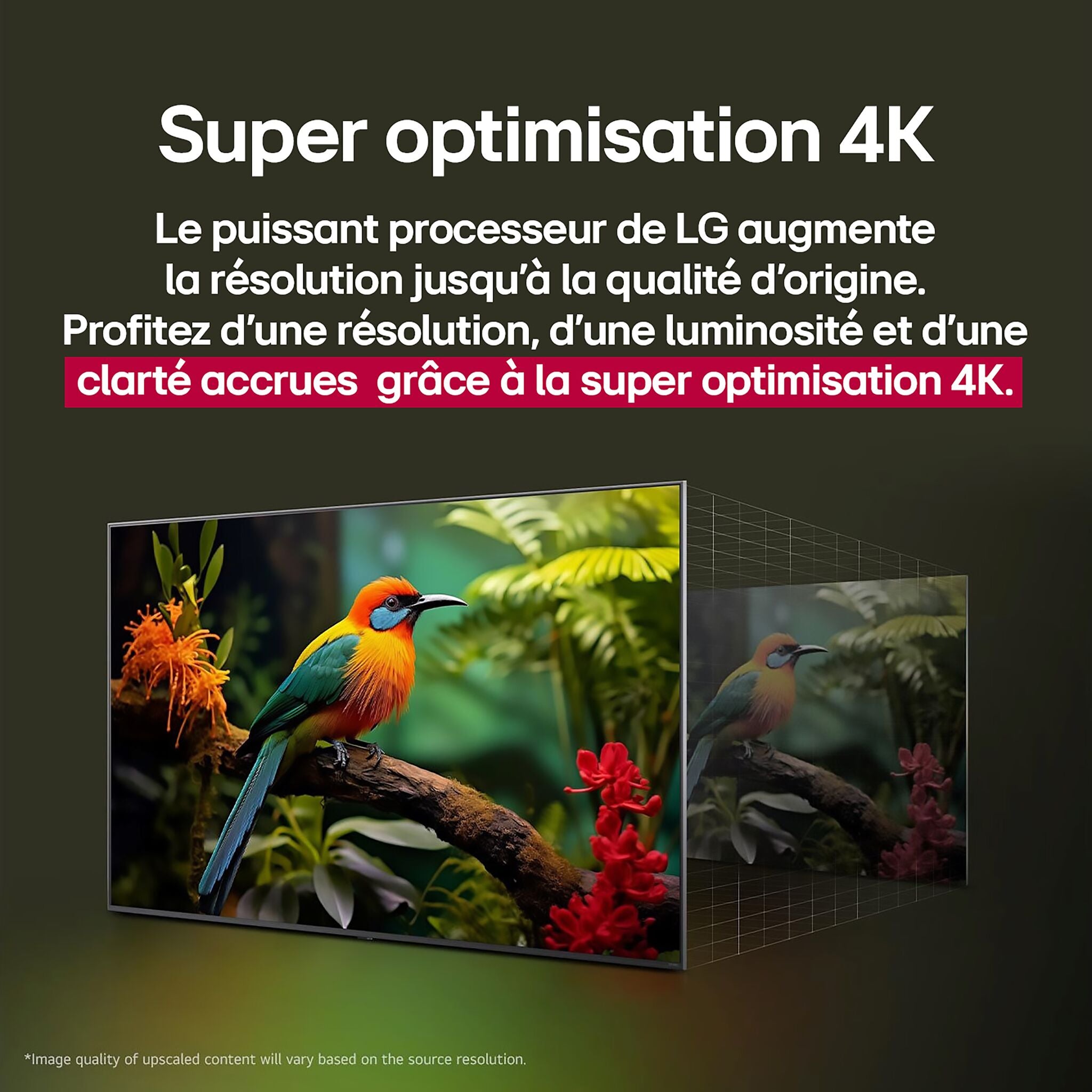 LG Téléviseur intelligent 65 po NanoCell DEL 4K 65NANO80AUA--