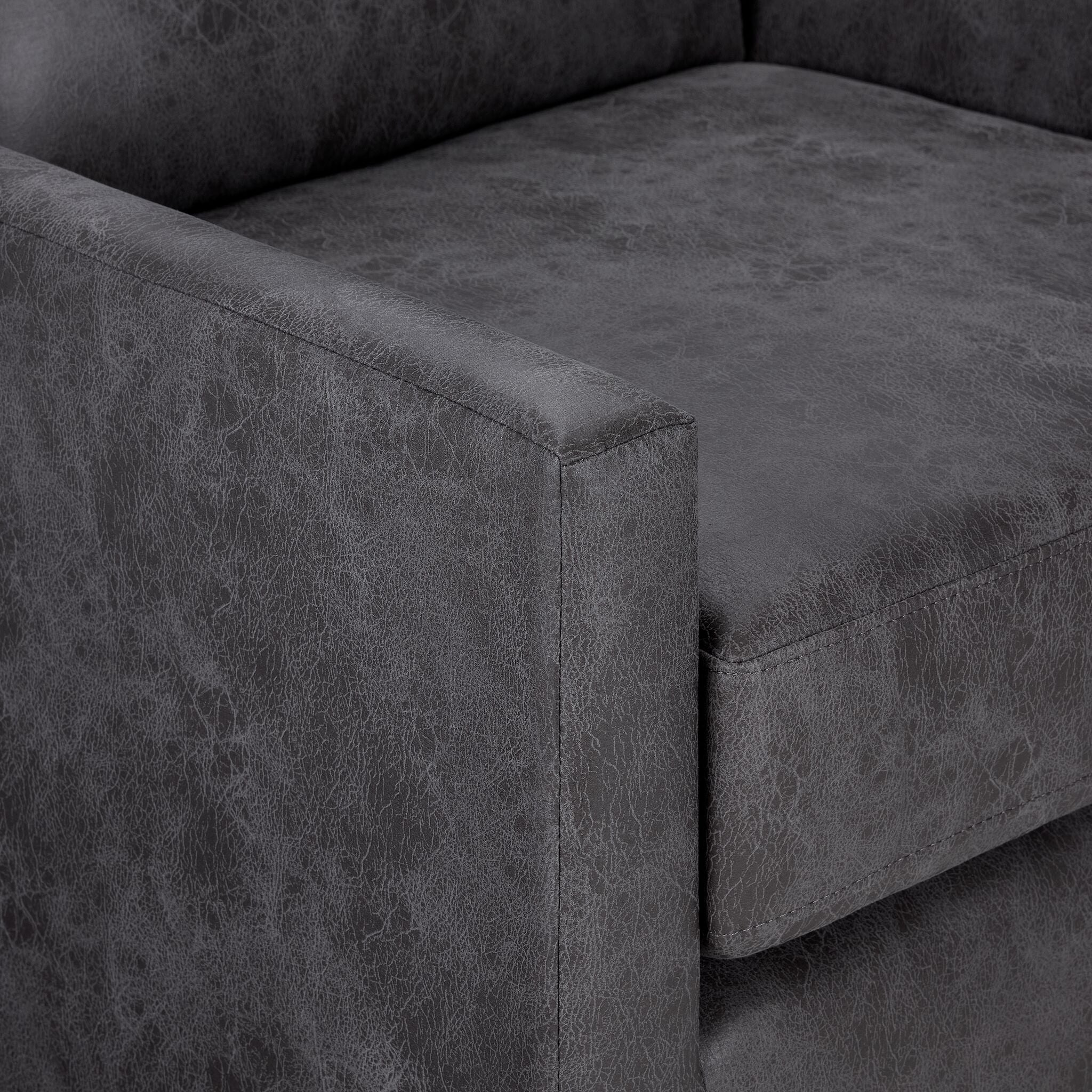 Levi Swivel Accent Chair - Grey