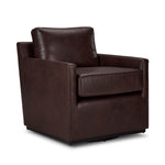 Levi Swivel Accent Chair - Brown