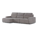 Levine Power Sliding Sofa Bed - Taupe