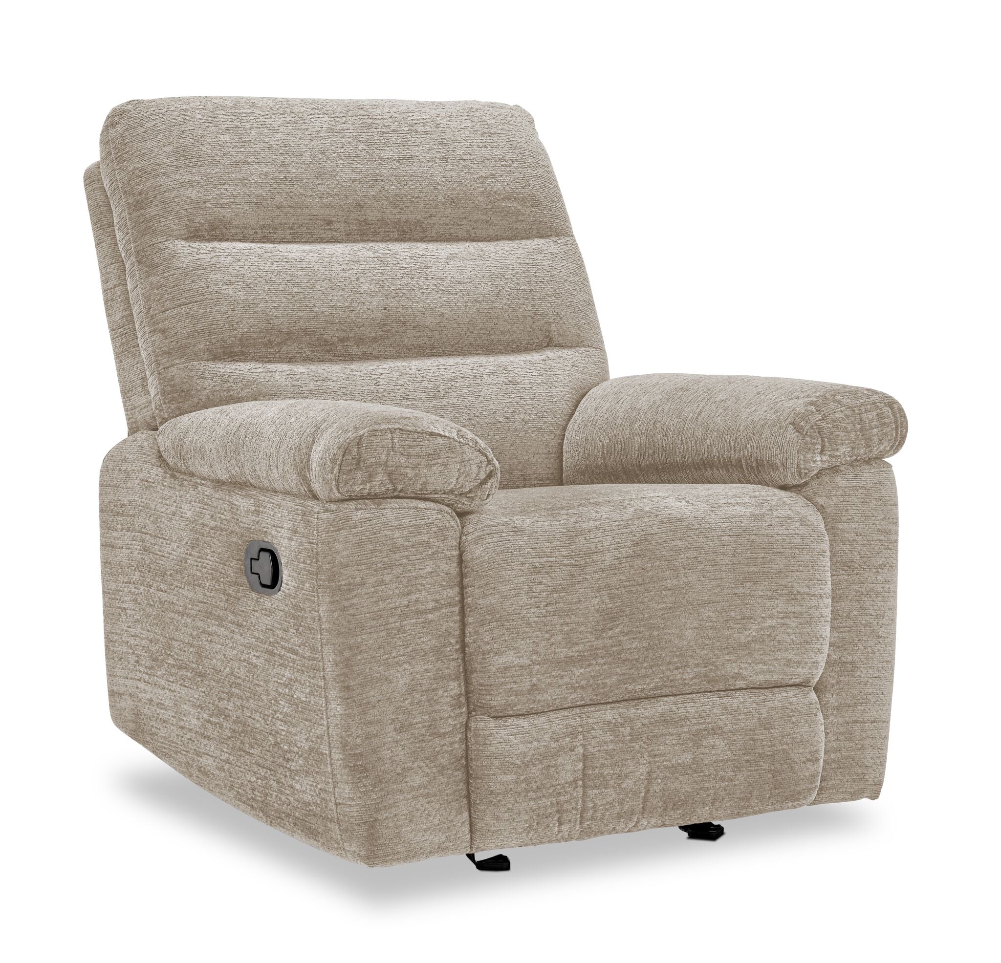 Lucie Reclining Sofa, Loveseat and Recliner Set - Ivory