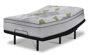 Beautyrest Max+ Lumen Luxury plateau euro ferme Ens. Matelas simple XL et base réglable Motion Pro de L2