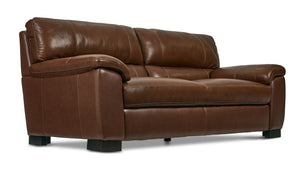 Maddox Sofa en cuir - cognac