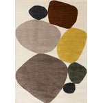 Warm Elements 7'10" x 10'6" Pebbles Design Area Rug - Cream