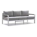 Malibu Outdoor Sofa - White, Grey