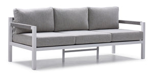 Malibu Sofa de jardin - blanc, gris