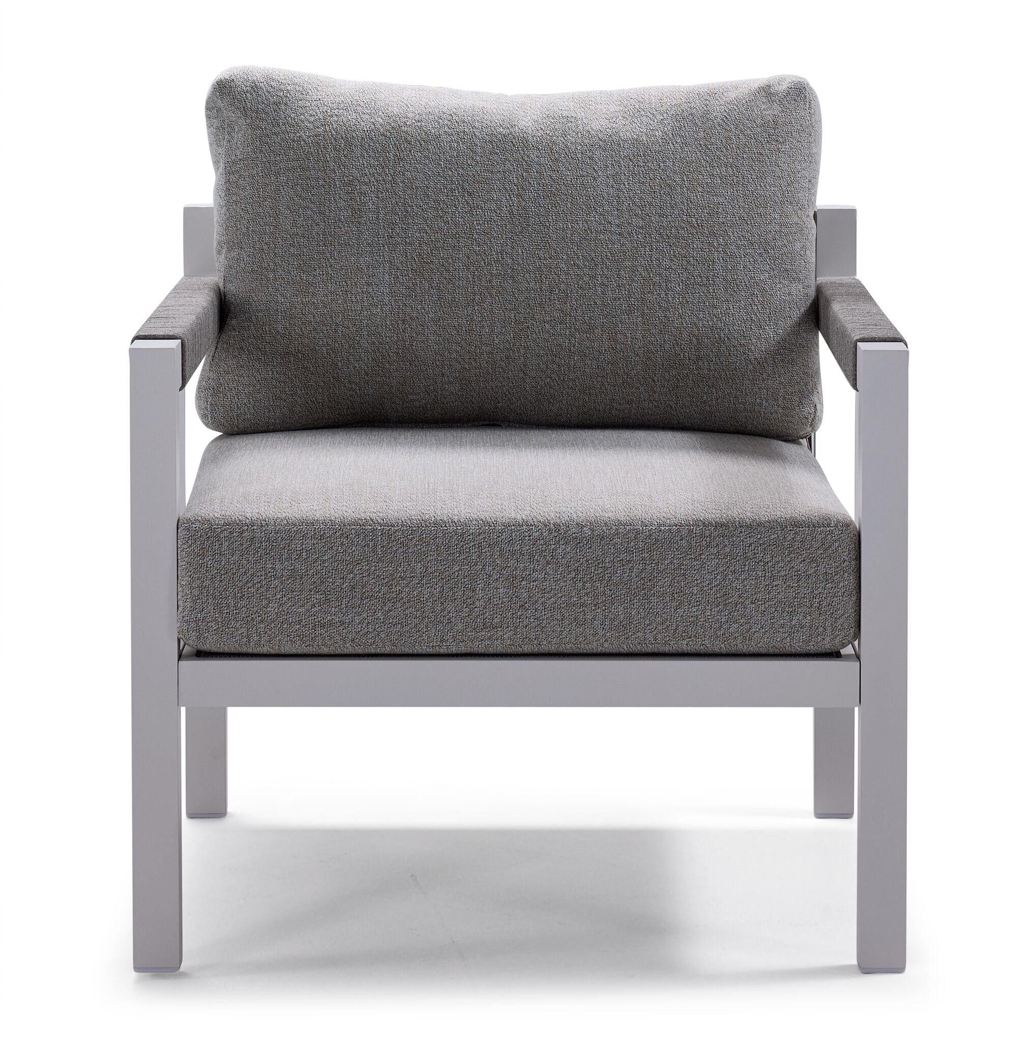 Malibu Outdoor Lounge Chair - White, Grey