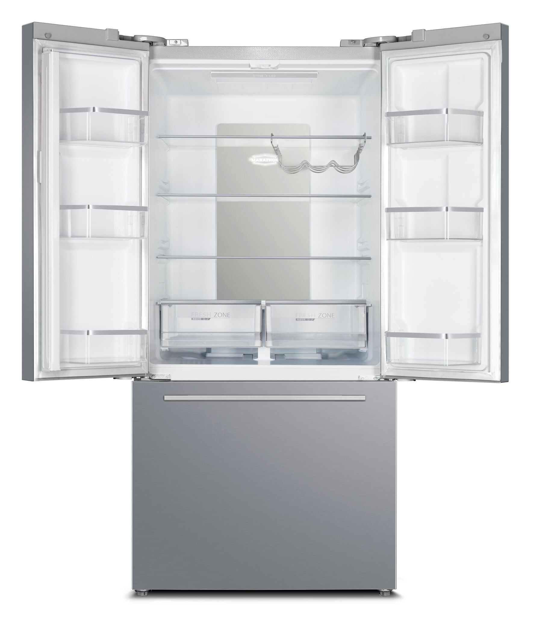Marathon 36" 20.8 Cu. Ft. Stainless Steel French Door Refrigerator - MFF208SSFD